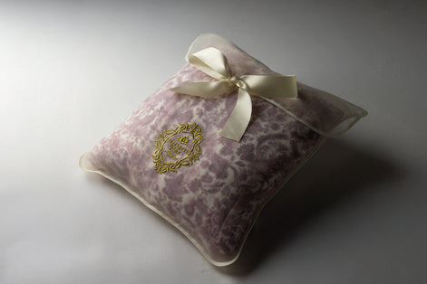 Sara Toile Baby Blanket - Antique Rose