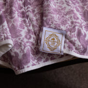 Sara Toile Baby Blanket - Antique Rose