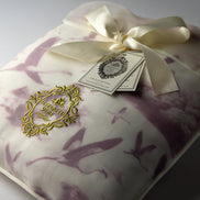 Flamingo Flight Toile Baby Blanket - Antique Rose