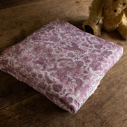 Sara Toile Baby Blanket - Antique Rose