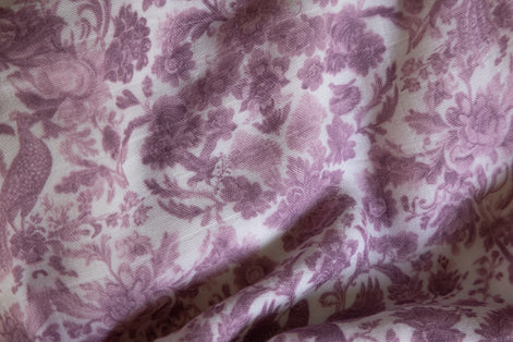 Sara Toile Baby Blanket - Antique Rose