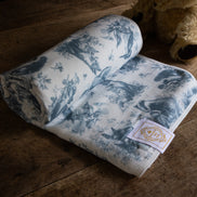 Wildwood Toile Baby Blanket - Dusty Teal