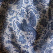 Sara Toile Baby Blanket -  Heritage Blue